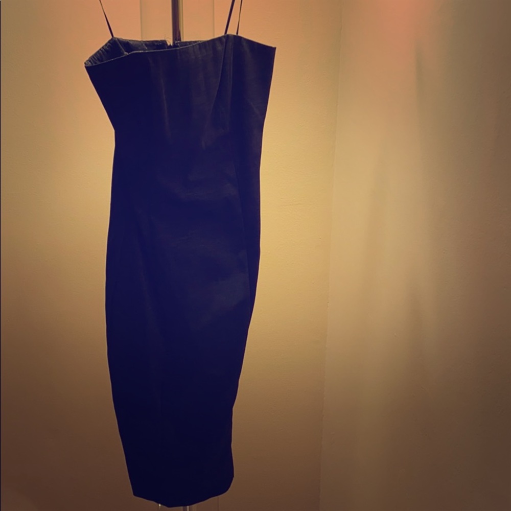 Black Strapless Dress